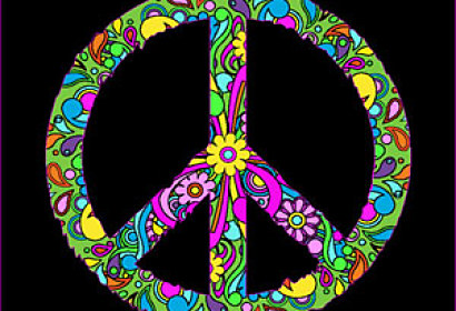 Retro Fototapeta - Peace 4602